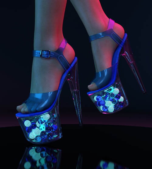 DTT Enchantress Platform Heels for G8F and G9