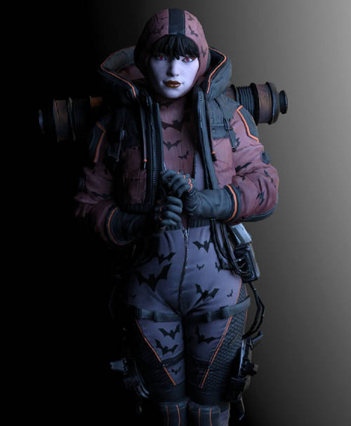 Wattson Winged Menace for Genesis 8 Female