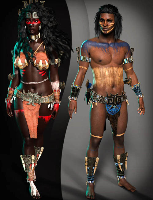 Twizted Tribal Paints 2 for Genesis 9
