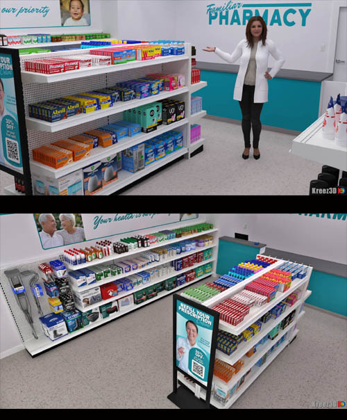 Pharmacy for DAZ Studio
