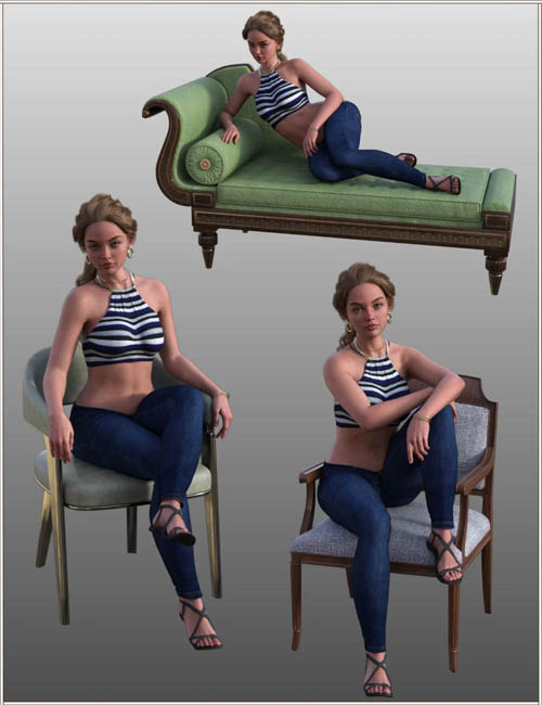 FG Sofa and Chairs Poses