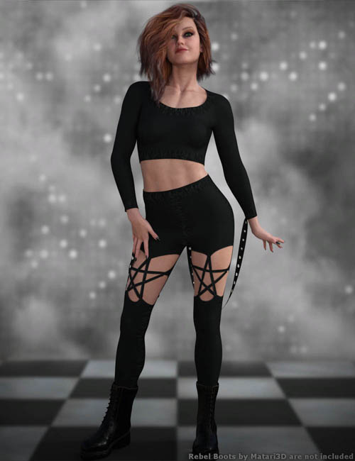 dForce Gothic Hollow for Genesis 9 and Genesis 8 Female
