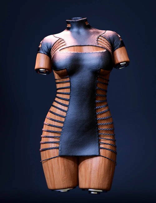 M3D dForce Blackwire Dress for Genesis 9