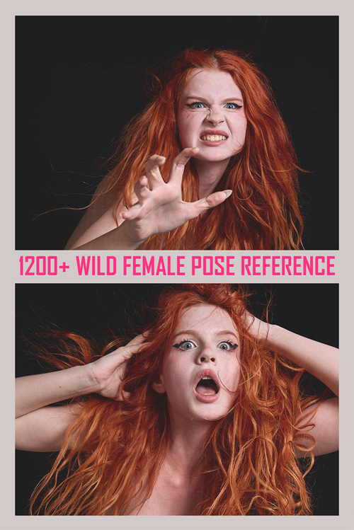 1200+ Wild Female Pose Reference
