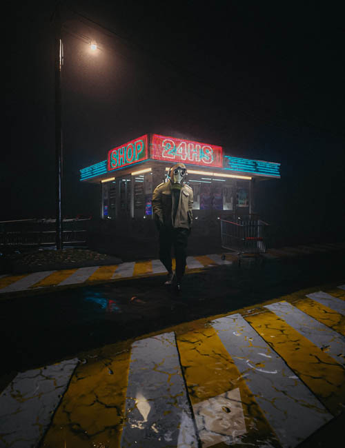 HT Foggy Neon Shop