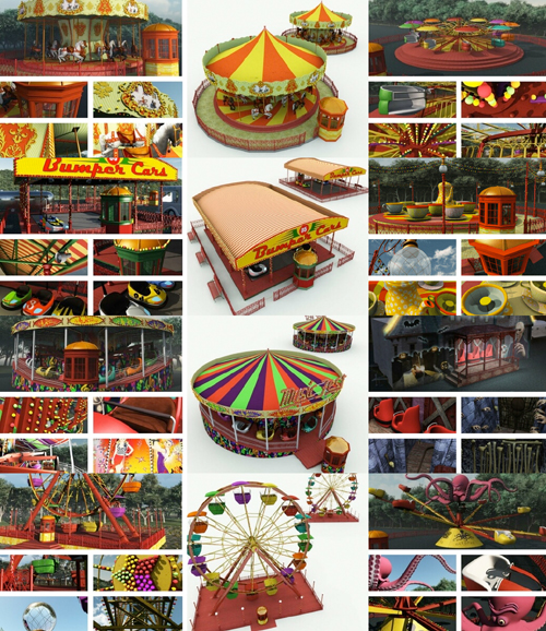 Meshbox Amusement Park Vol 1 (Poser)