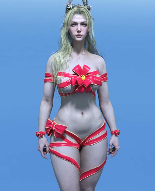Christmas Wrappings for Genesis 8 Female