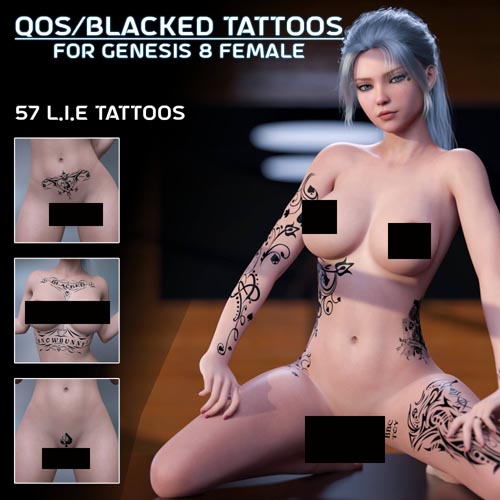 Qos/Blacked Tattoos for G8F