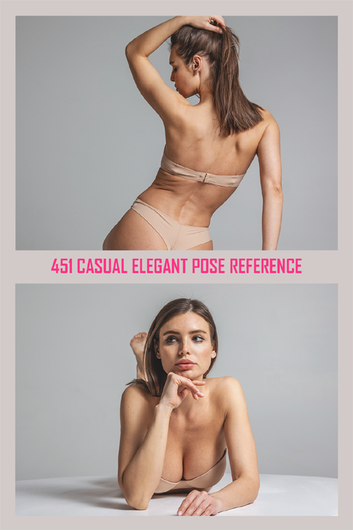 Casual Elegant Poses Reference Pictures