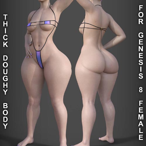 Thick Doughy Body for Genesis 8 Females