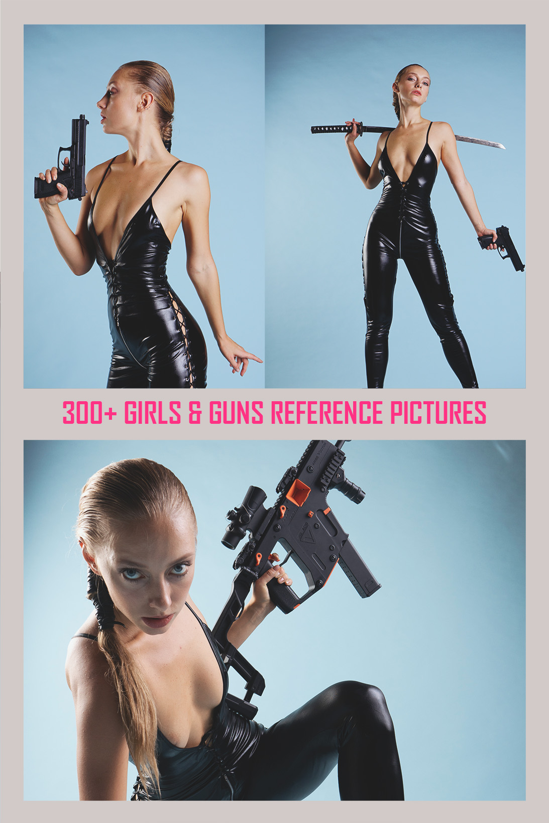 300+ Girls & Guns Reference Pictures