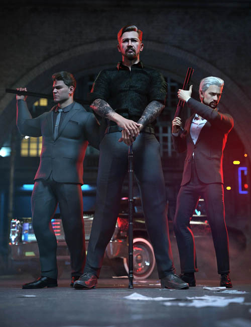  Hidden Legacy Poses for Genesis 9 & Genesis 8 Male 