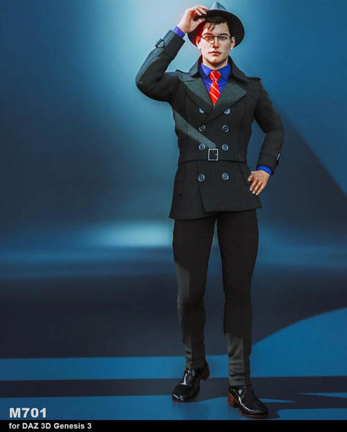 M701 for DAZ 3D Genesis 3 Male