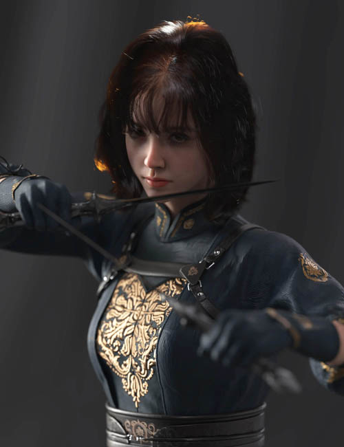 dForce Princess Petra's Assassin Outfit
