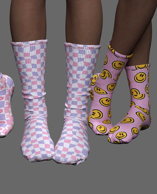 MS Female Cute Socks Set (G8F and G9)