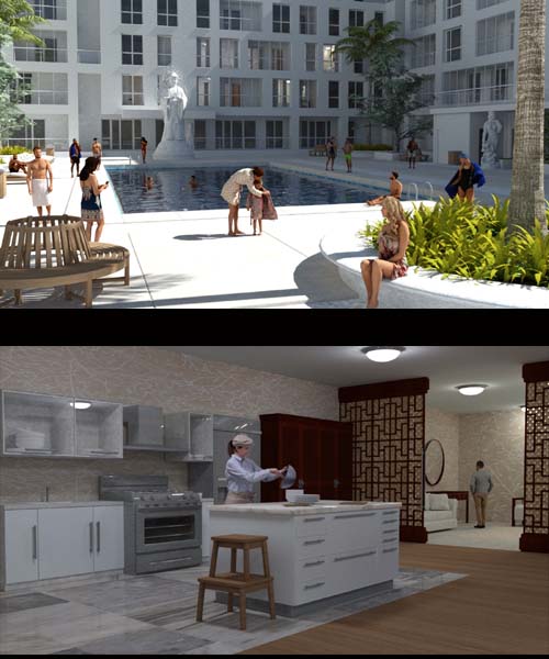 Condominium Apartments for DAZ