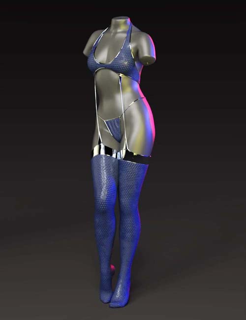 dForce Sultry Bodysuit for Genesis 9 and 8 Female