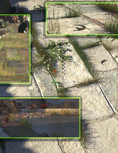 Grass - Crack Fillers and Clumps