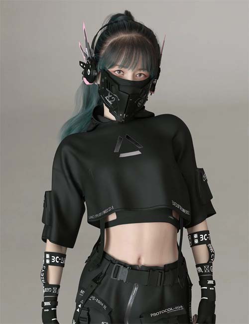 dForce Princess Mu's Techwear Outfit