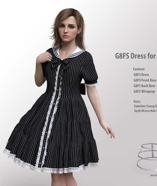dForce G8FS Dress for G8F