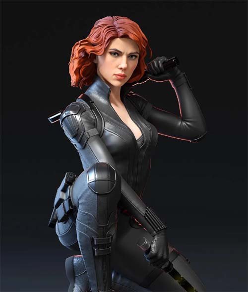 Black Widow - 3D STL