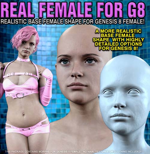 Real Female for Genesis 8 and 8.1 Female