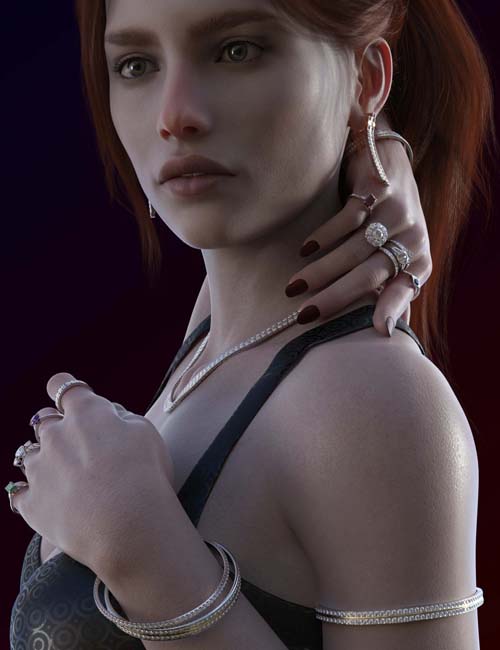 Sparkles Jewelry for Genesis 8 Female, Genesis 8.1 Female, and Genesis 9