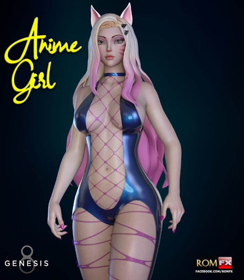 Anime Girl Style 1 For G8F and G8.1F