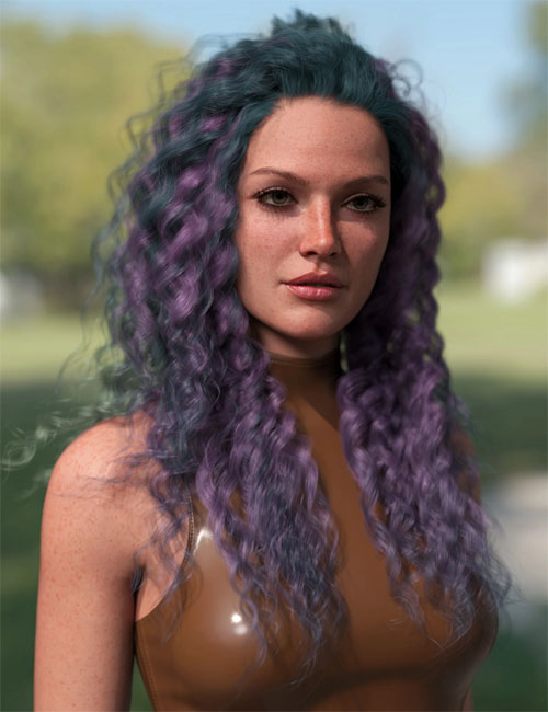 Flipped Curls Hair Color Expansion