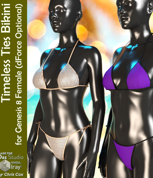 Timeless Ties Bikini fo G8F (dForce Optional)