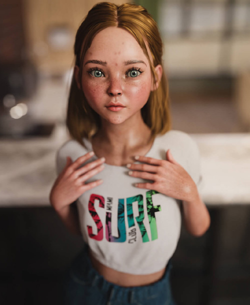 Lydia Teen for Genesis 8 Female