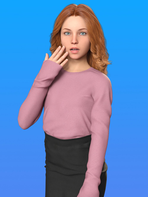 Nef Amy for Genesis 8 and 8.1 Female