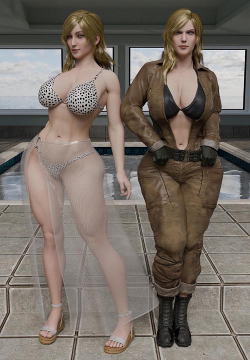 Metal Gear Solid Delta Snake Eater - Eva G8F