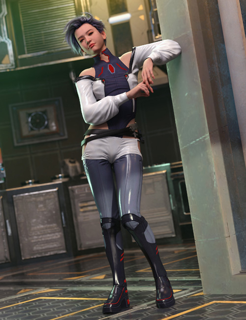 Cyberpunk Outfit for Genesis 9