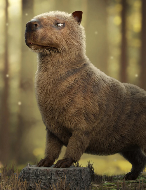  Raw Capybara for Daz Dog 8 