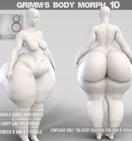 Grimm's Body Morph 10 for Genesis 8 / 8.1 Female