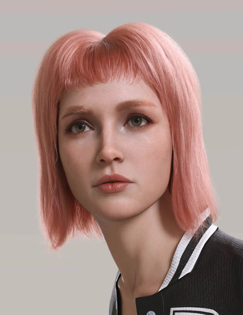  dForce AK Bold Hair for Genesis 9 