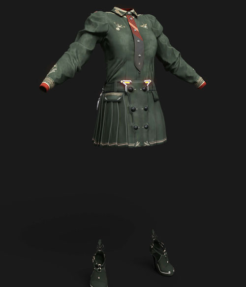 dForce Eve Crew Style Outfit G8F