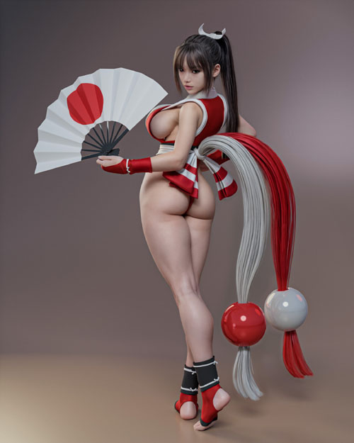 Mai Shiranui - 3D Print Figure