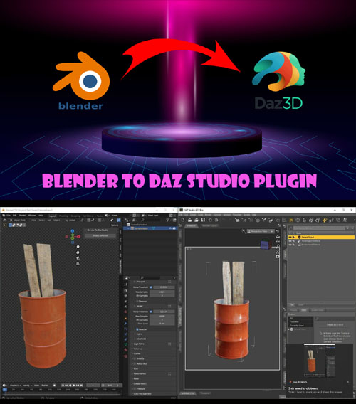 Blender To Daz Studio Plugin 3.8.61