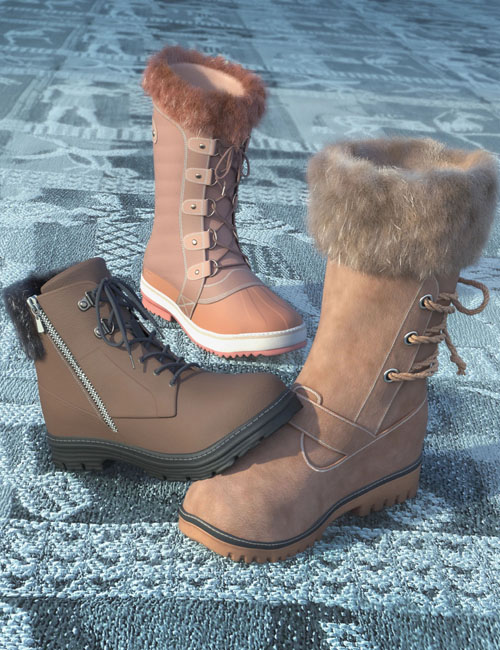 X-BIT Snow Boots 3-in-1 Collection Vol 1 for Genesis 9