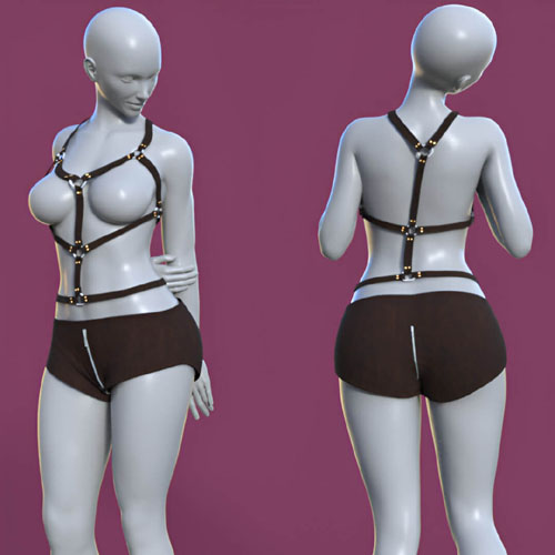 Naughty GF 2 Set for Genesis 8 Female