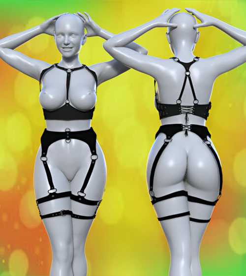 Naughty GF 4 Set for Genesis 8 Female