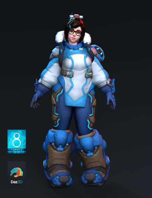  Mei Overwatch 2 for Genesis 8 Female