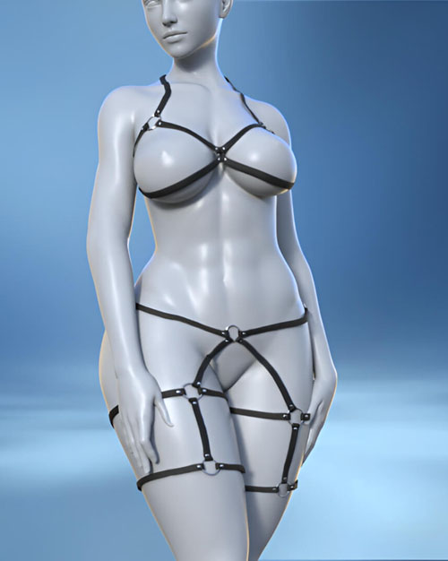 BDG Torsostrap for Genesis 8 Female