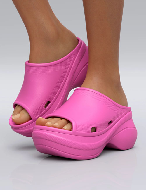  HL Slide Sandals for Genesis 8 and 8.1 Female 