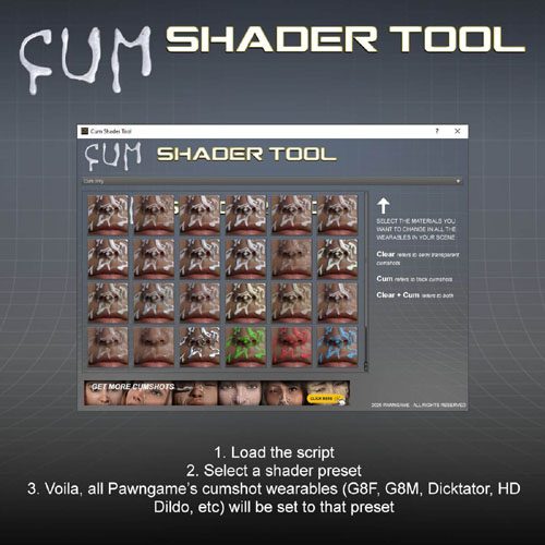 Cum Shader Tool