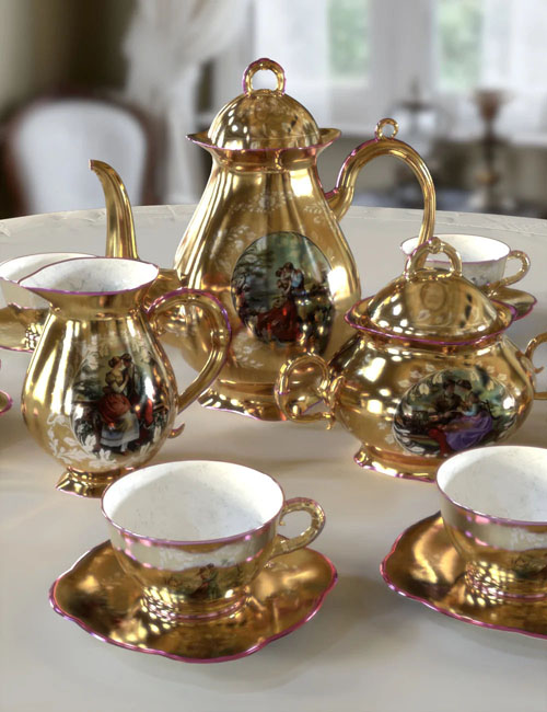  Porcelain Tea Set 