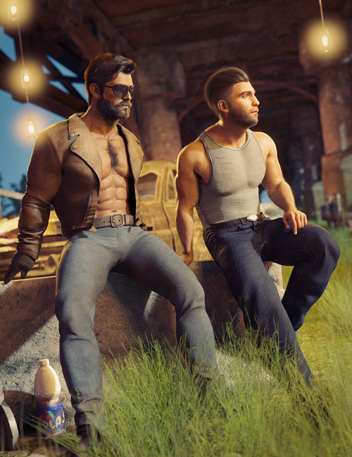 Jepe's Dramatic Sit Poses for Genesis 9 and 8 Male