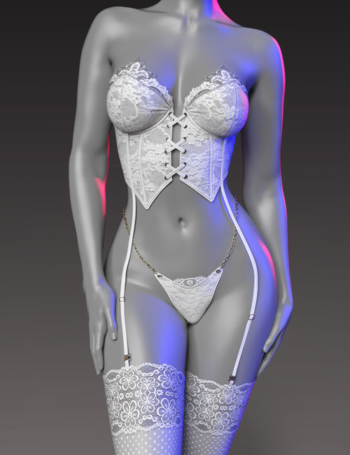 InStyle - X-Fashion Fabien Lingerie Set Texture Add-On